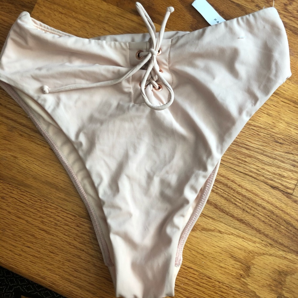 La hearts high waisted bikini bottoms